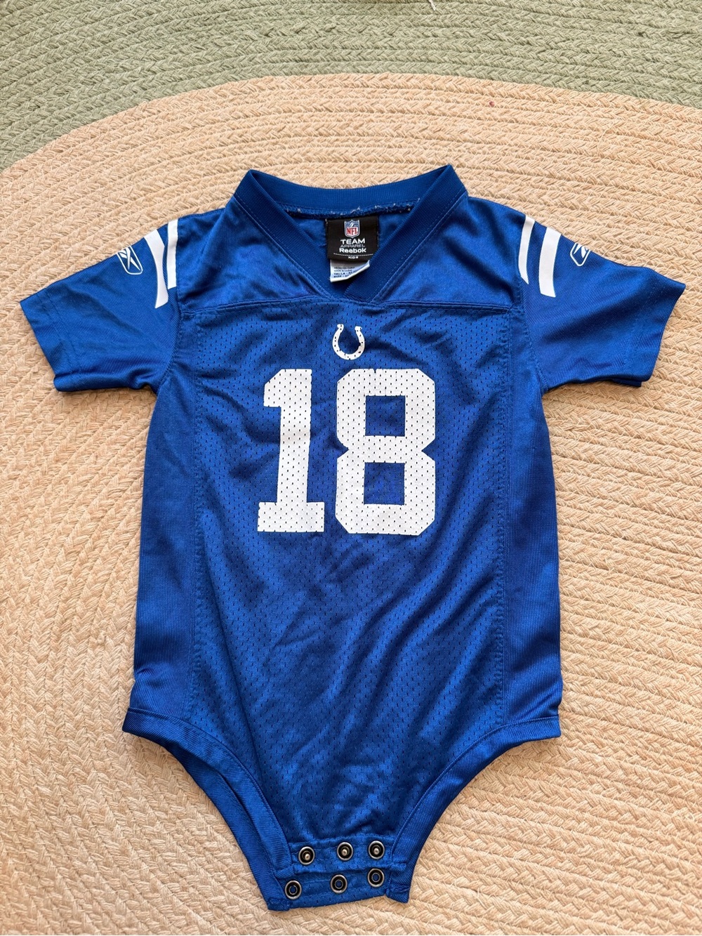 Vintage Reebok NFL Colts Peyton Manning #18 baby jersey